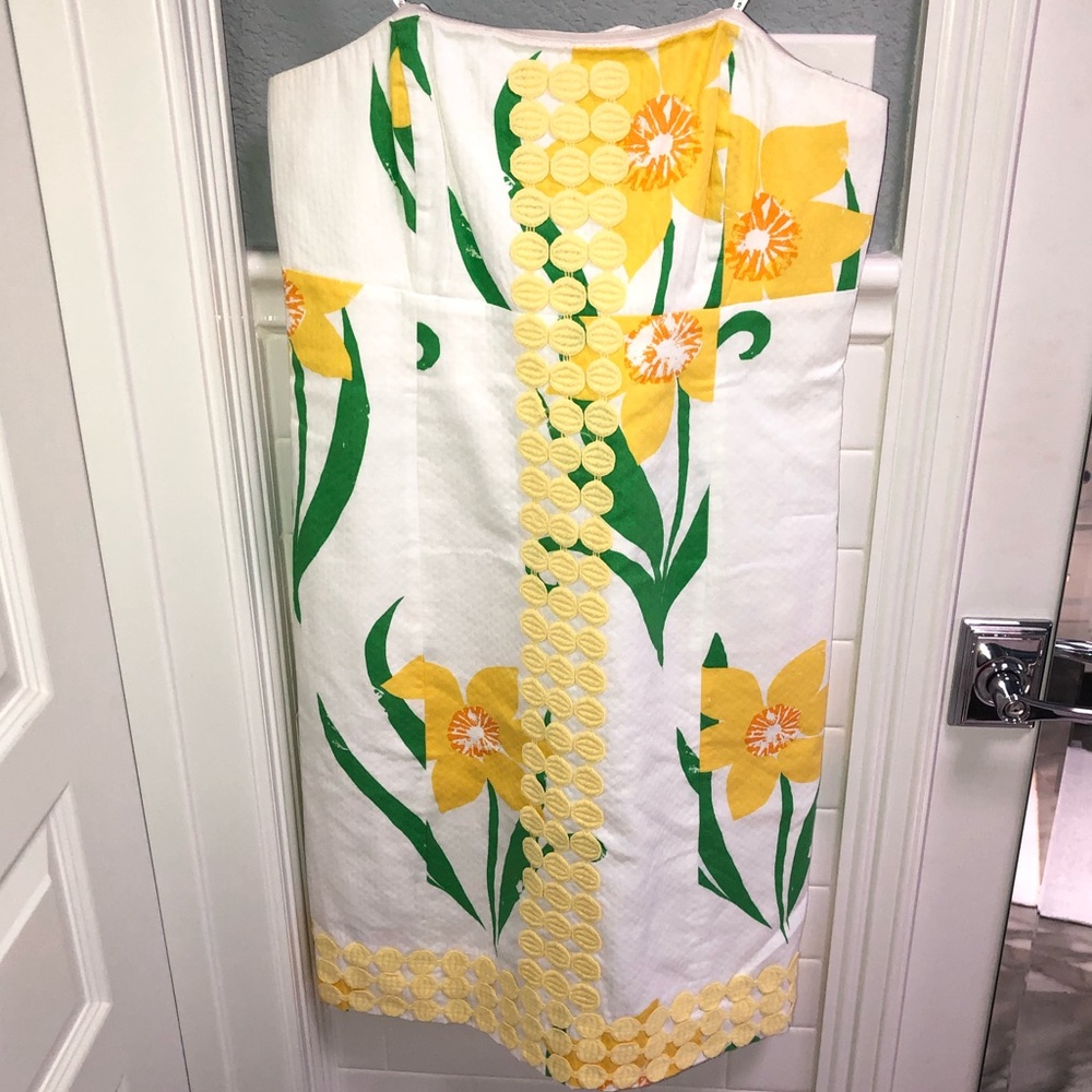 Lilly Pulitzer Bowen Strapless Dress Dobby